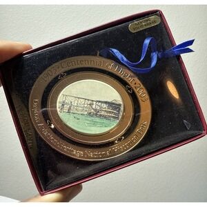 Dayton Aviation National Park"Centennial of Flight 1903-2003 Brass Ornament -Box
